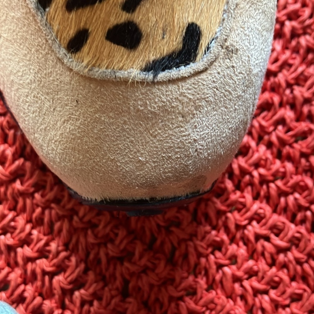 Steve Madden Women’s Cliff Leather Leopard Sneakers..Size 9. Preowned. - Picture 9 of 9